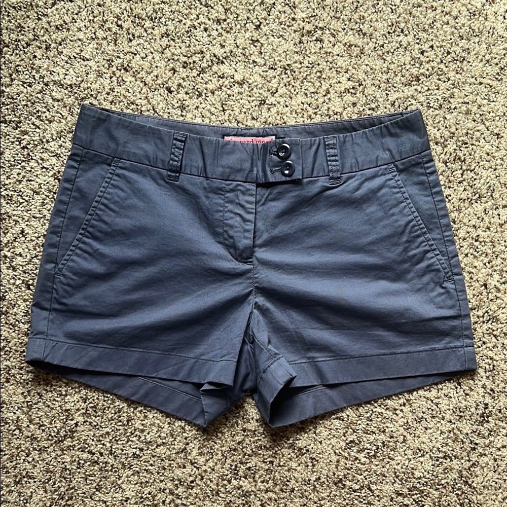 Vineyard Vines Blue Bermuda Shorts Classic Cotton Twill